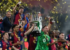 Barcelona Defeat Real Madrid 3-2 To Win Copa Del Rey Title