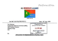 SIGHTED: ADA’s Leaders Write Application Letter To ‘INC’ Instead of ‘INEC’